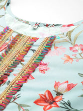Plus Size Floral Printed Zari Kurta with Palazzos & Dupatta-AP-AHKUDUPZ-COMBO-933